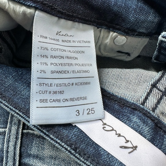 Kancan distressed skinny jeans size 3/25 - Picture 5 of 11